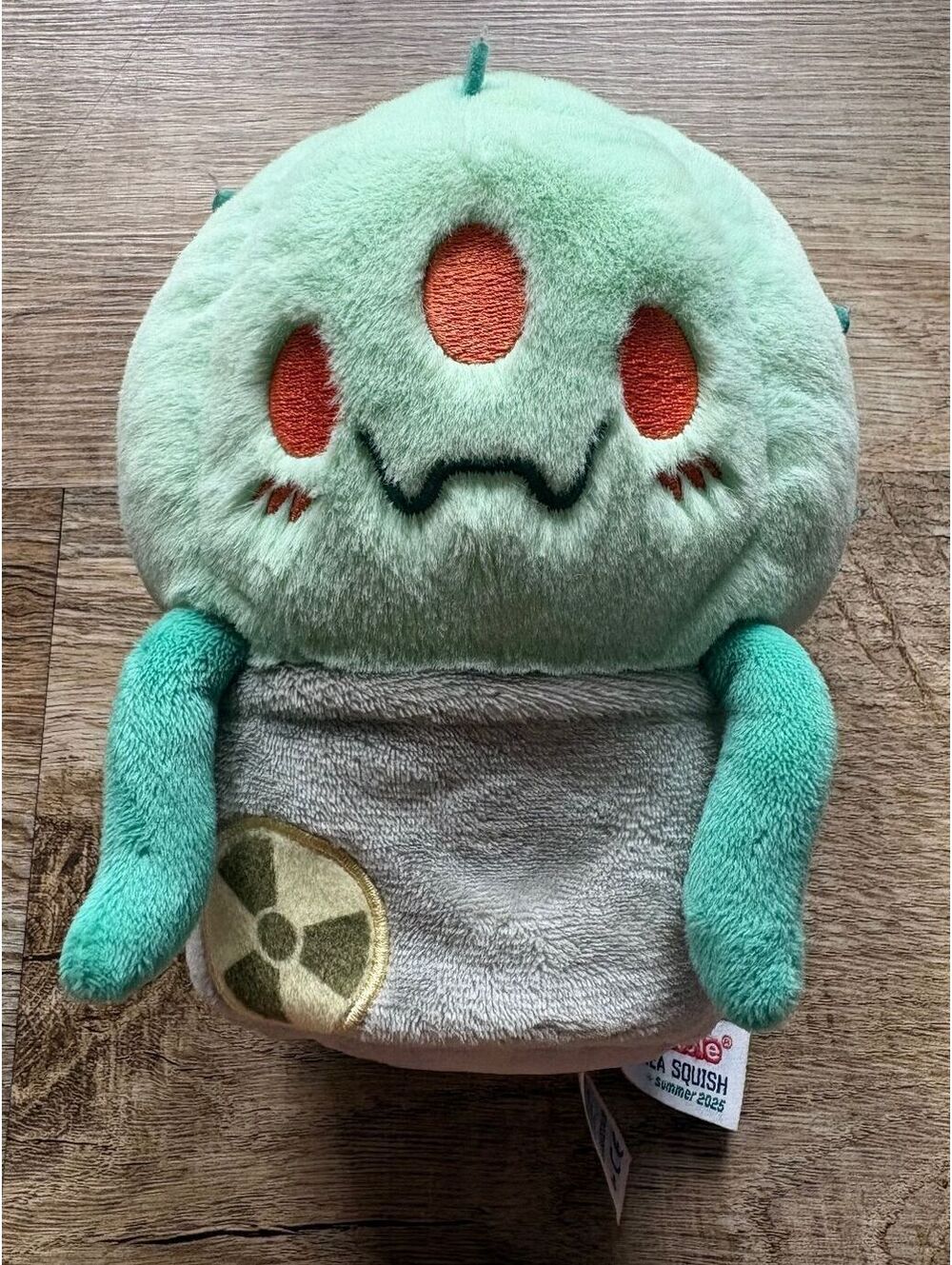 Squishable Area Squish Summer 2025 Plush Toy - Green Cactus with Orange Eyes